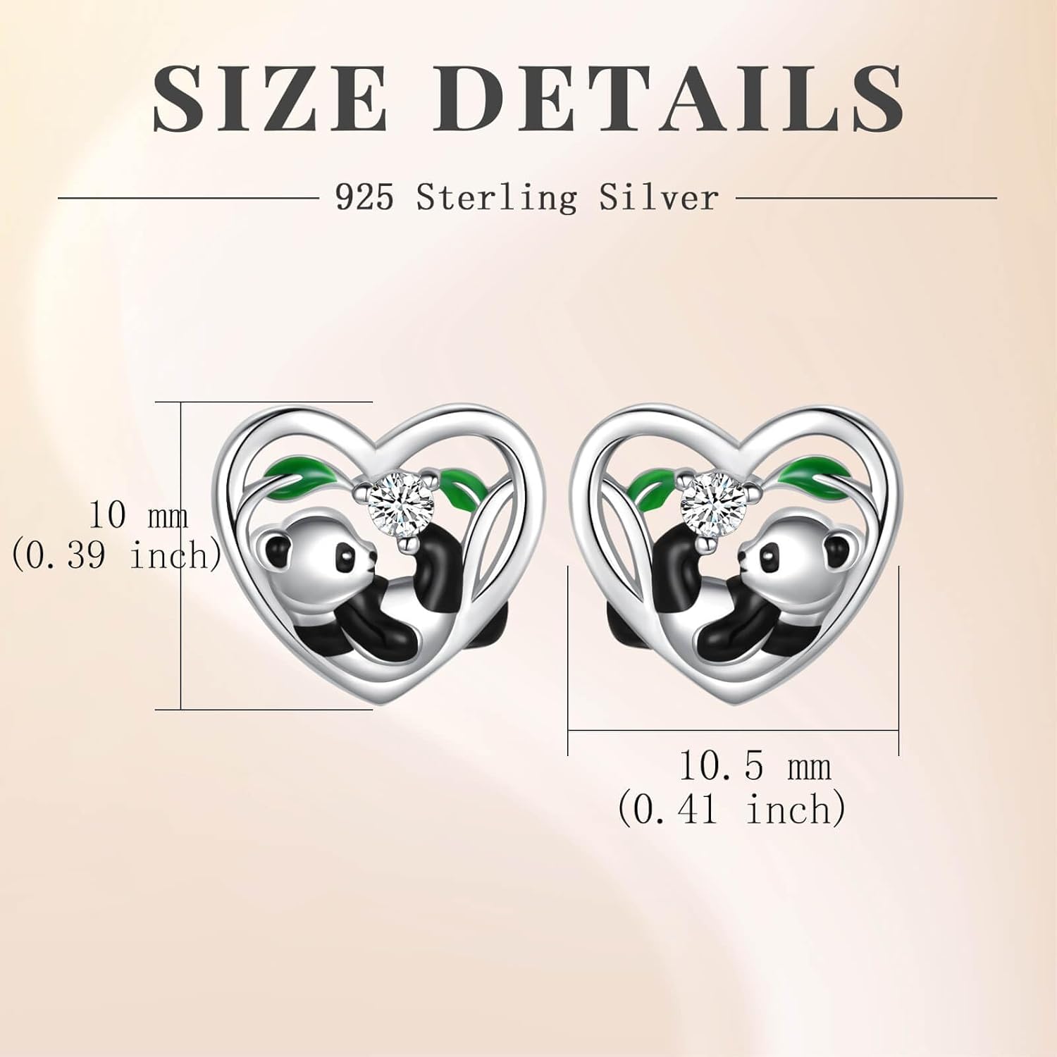 Hypoallergenic Animal Stud Earrings 925 Sterling Silver - Cute Animal Jewelry Gift for Young Ones