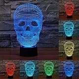 Magische Panel-3D optische Täuschung LED-Licht. Änderung mit 7 Farben: Rot, Grün, Blau, Gelb, Cyan, Rosa, Weiß.