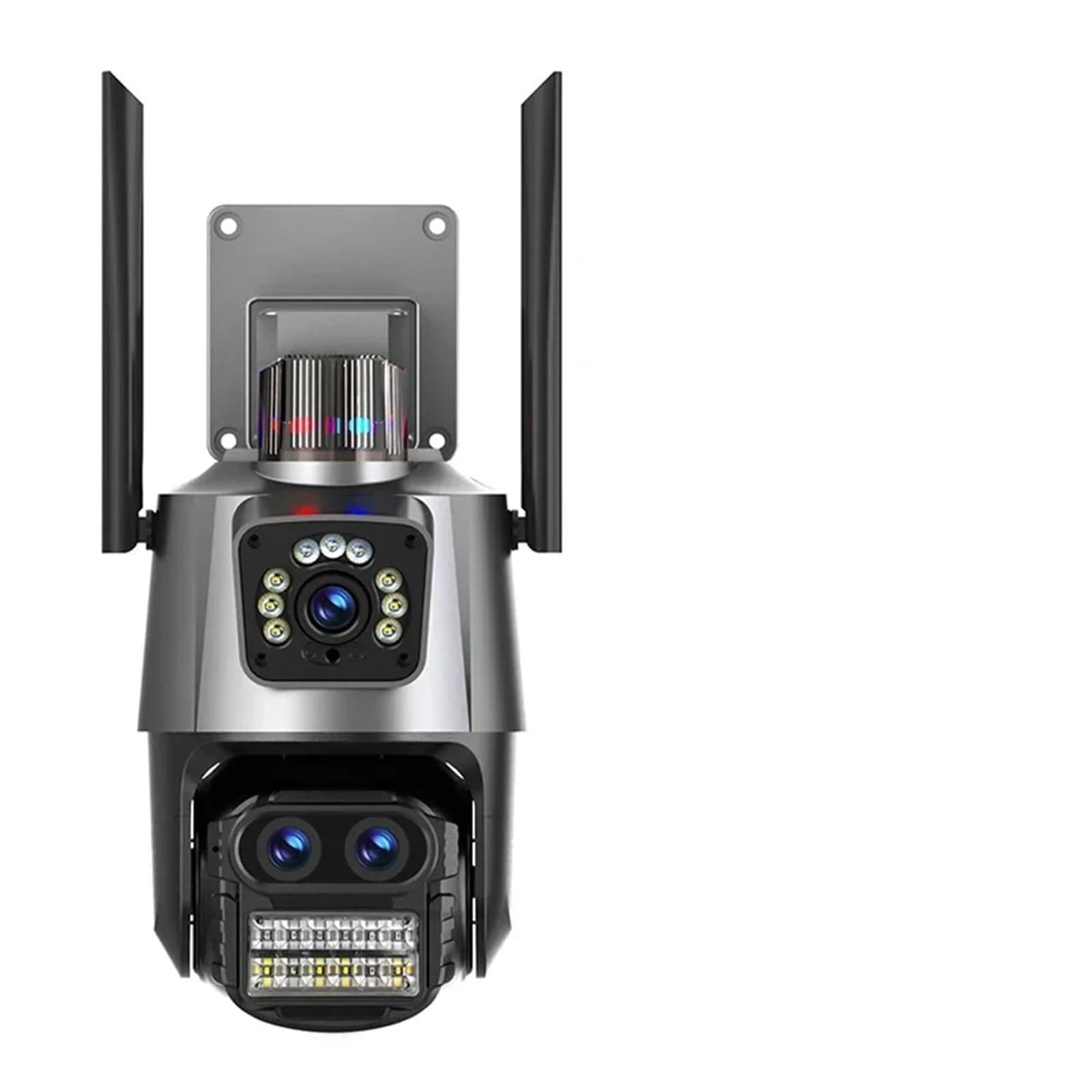 Kamera 9MP Z Trzema Obiektywami IP 8X Zoom Camera Nadzór Wideo Zewnętrzny Podwójny Ekran Kamera Bezpieczeństwa Automatyczne Śledzenie Nadzór Wideo Łatwa instalacja(9MP Camera)