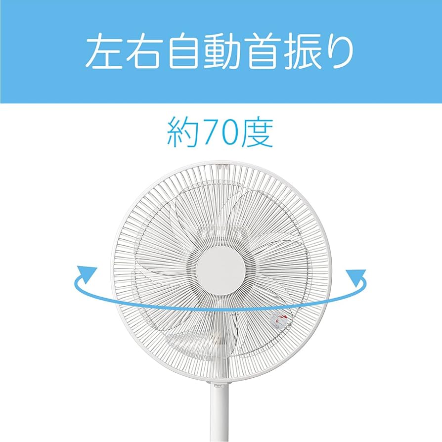 Amazon.co.jp: コイズミ 扇風機 DCモーター リモコン付き 風量12