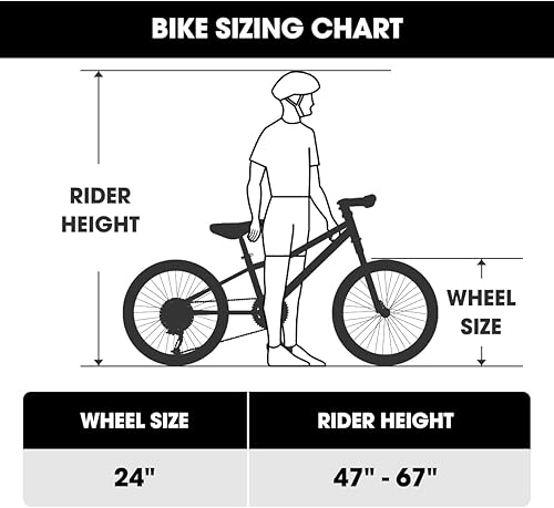 Miniatura 7 de HILAND 20 Inch 26 Inch Mountain Bike for Women Girl, Lock-Out Suspension Fork, Aluminum Frame, Adult Ladies Mens MTB Bicycle