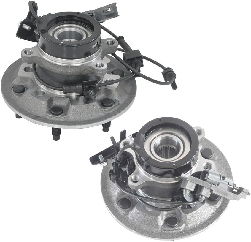 DRIVESTAR 515110+515111 Front Wheel Hub & Bearing Assembly Driver & Passenger Side for Chevy Colorado for GMC Canyon 2004 05 06 07 08, for ISUZU i-370 07-08/i-350 2006 (4X4 5 Lugs w/ABS)