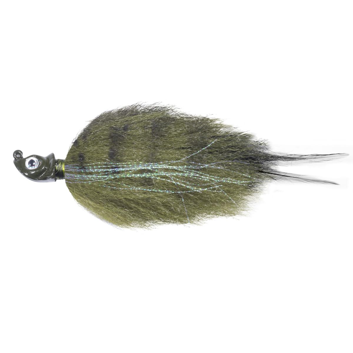 Northland Fishing Tackle Minnesota Mullet Hair Jig Fishing Lure, Lifelike Pulsing Action Bucktail Jig for Bass, Northern Pike, 8 Colors, 4 Sizes