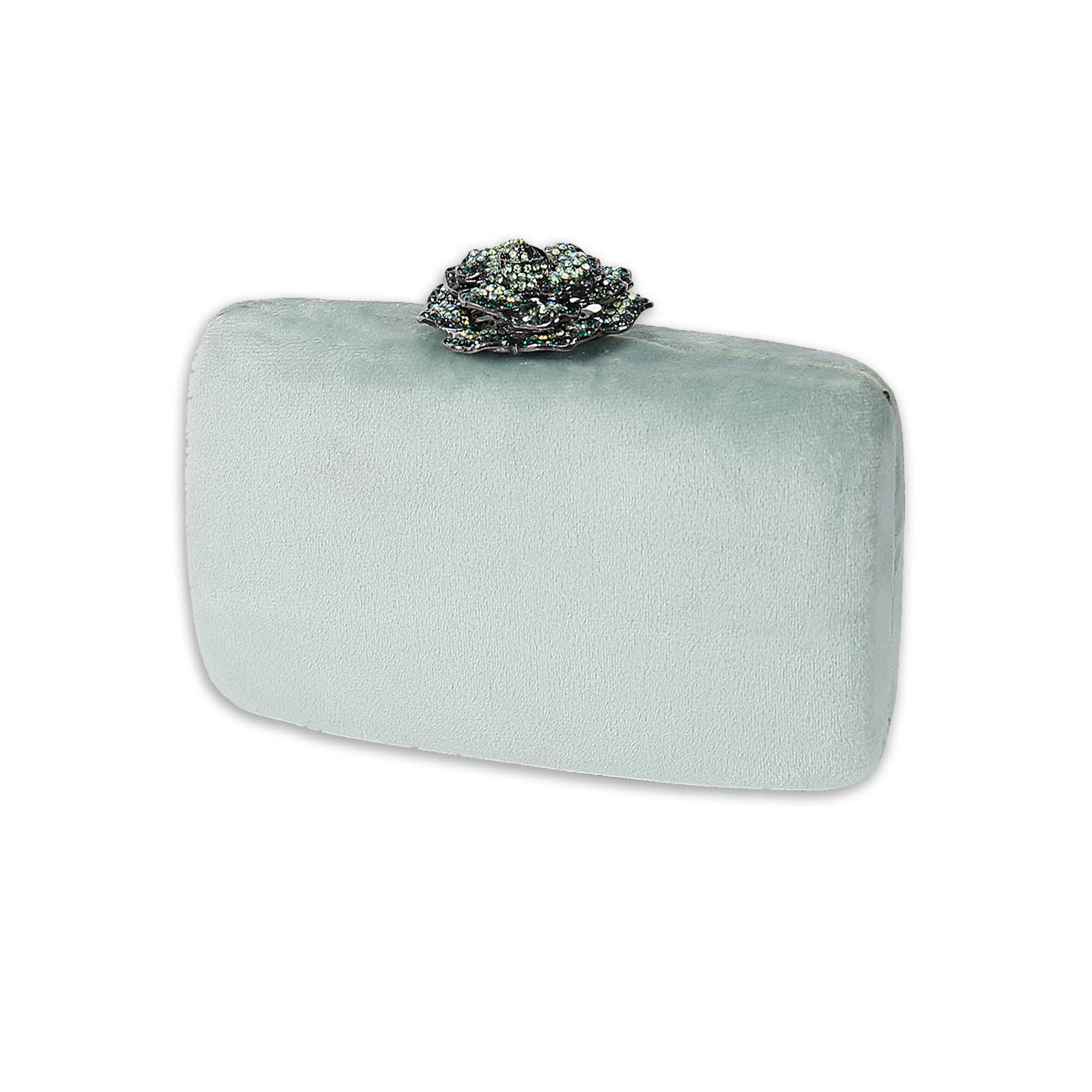 zebrum Womens avond clutch tas designer avond handtas handtas,Lady Party bruiloft clutch portemonnee, Bloem Kralen - Goud