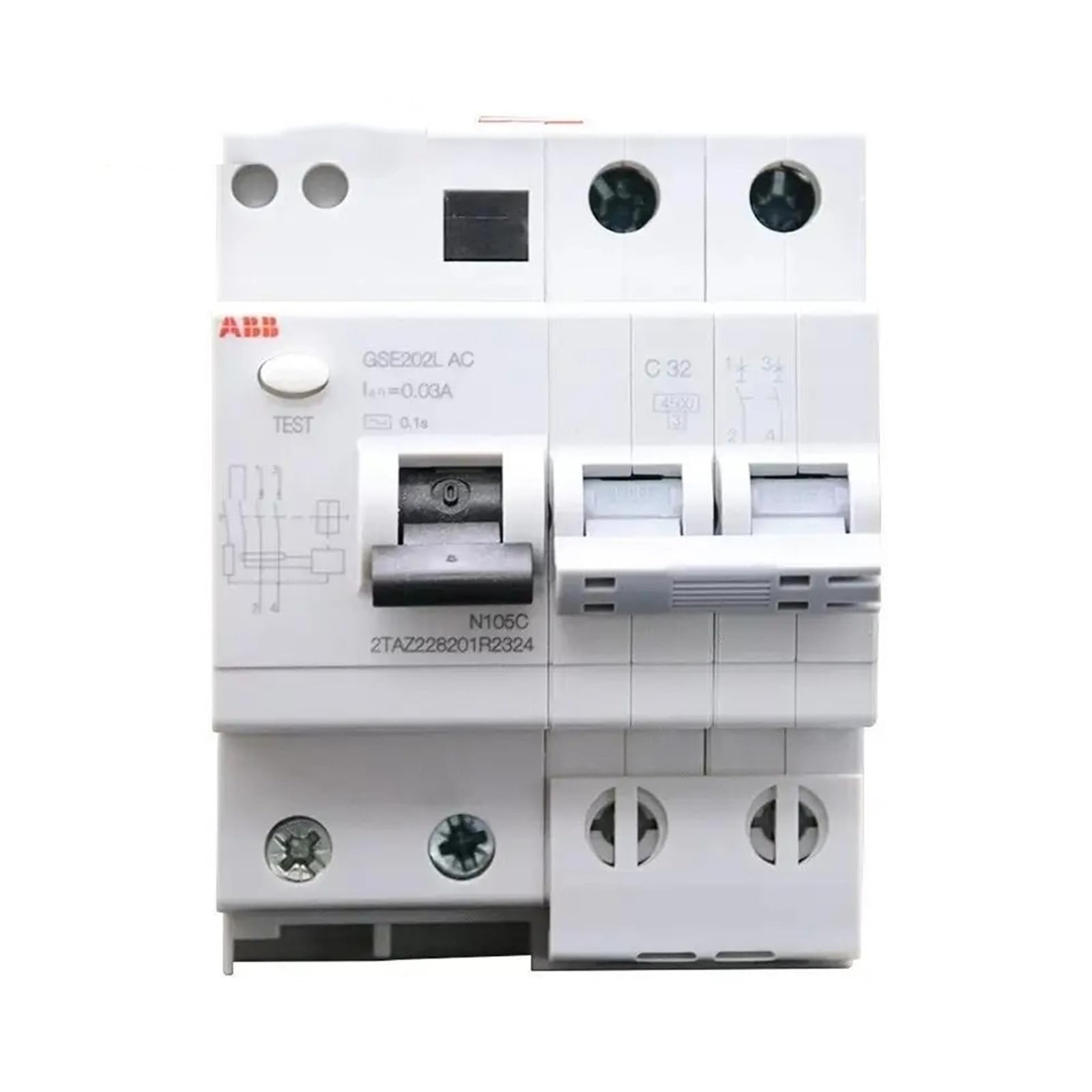 YFHGULBTK GSE200 Leakage Circuit Breaker Switch 1P 2P 4P 10A 20A 40A Series Home Empty Protector disjoncteurs(40a,1P)