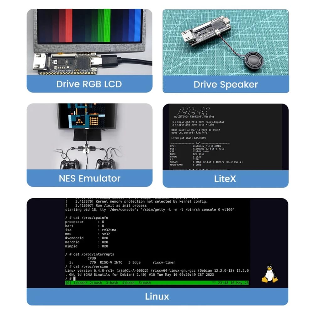 Scheda di Sviluppo FPGA Tang Nano 20K RISCV Linux per Lettori di Giochi retrò Durevole Facile da Installare Facile da Usare