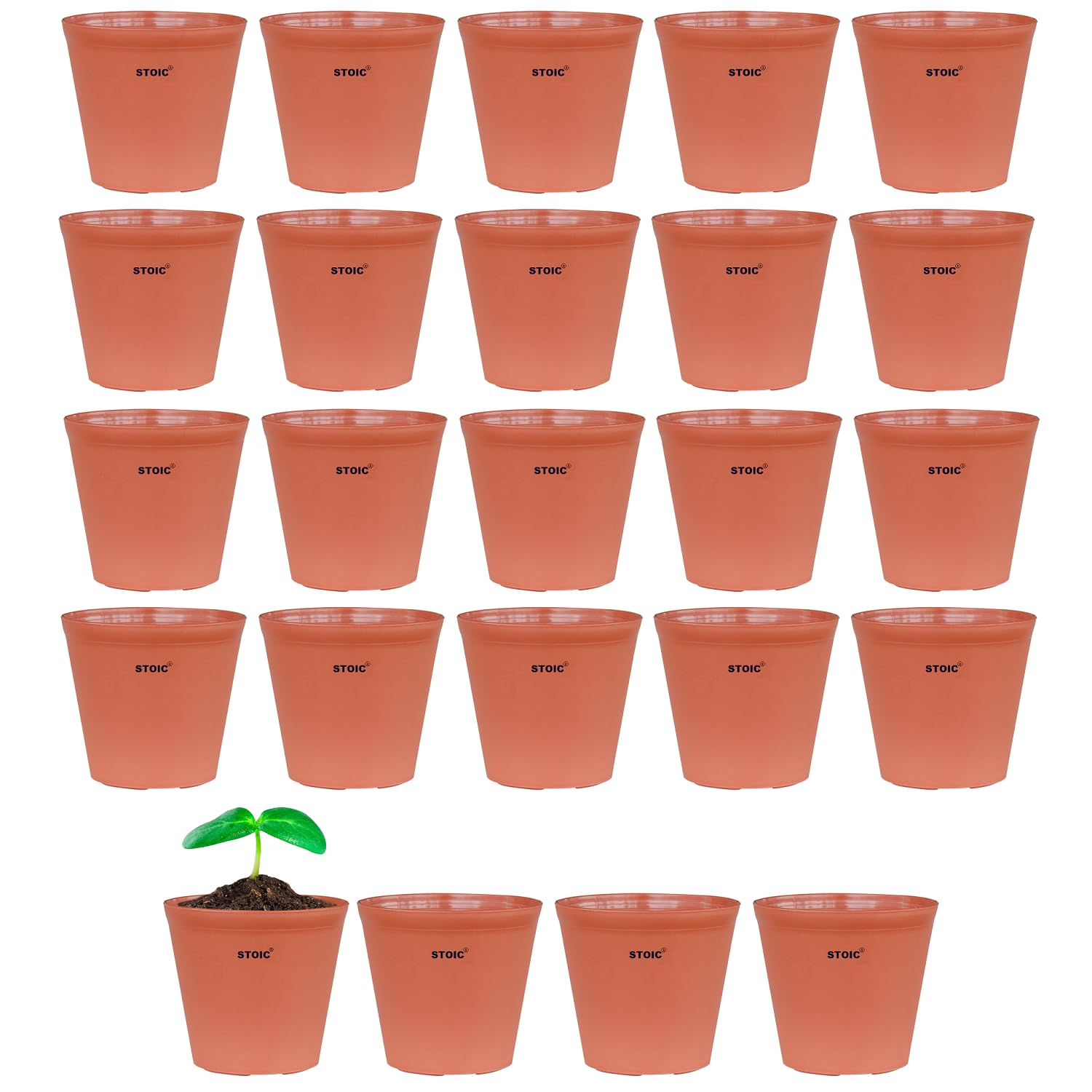 See full amazon price history chart for STOIC Nursery Pot 4 Inches Plastic Terracotta Color (Pack of 24) STOIC Nursery Pot 4 Inches Plastic Terracotta Color (Pack of 24) (B0BY9FBXPZ) Amazon Price History, Amazon Price Tracker