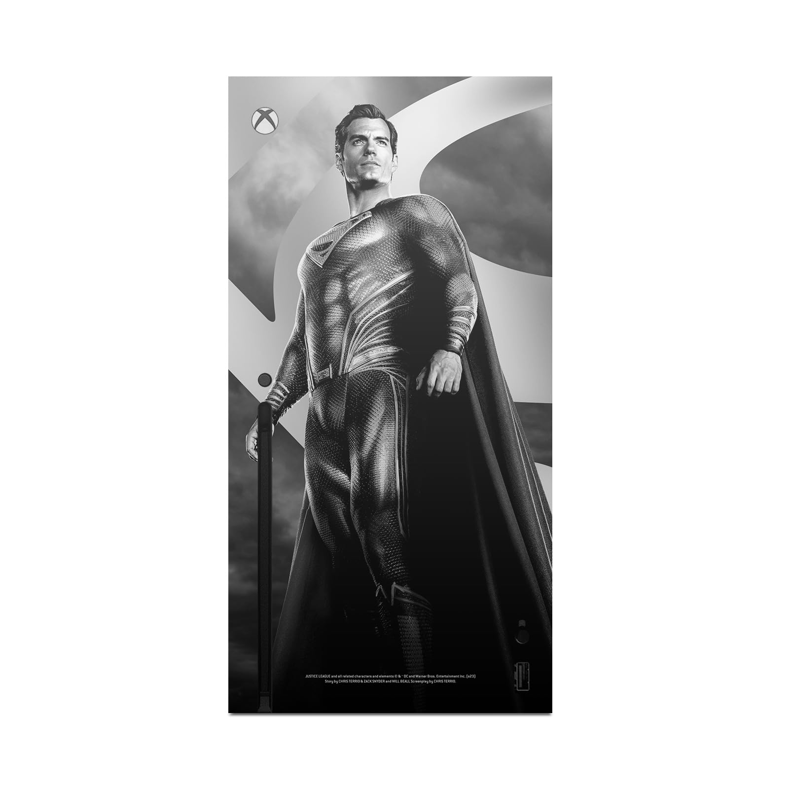 Head Case Designs sous Licence Officielle Zack Snyder's Justice League Superman Snyder Cut Art Personnage Vinyle Autocollant De Jeu Peau Autocollant Couverture Compatible avec Xbox Series X Console