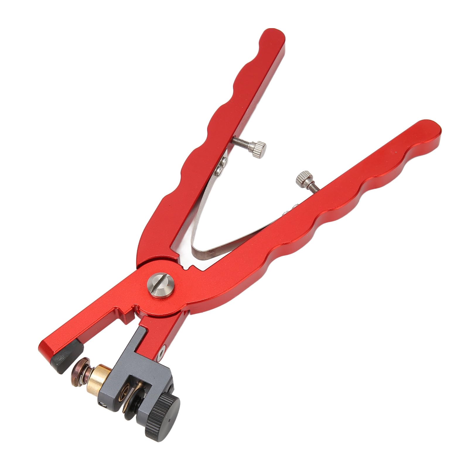 Alicates Perforadores de Cuero, Herramienta Perforadora de Correa de Reloj de Acero Inoxidable con Ergonómico, Alicates de Fijación de Correa para Cinturones Finos, Zapatos, Manualidades de