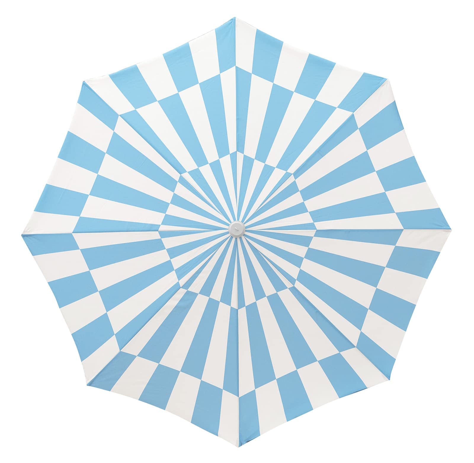 Business & Pleasure Co. Amalfi Umbrella - 7.7' Boho Beach & Patio Umbrella - UPF 50+ UV & Water-Resistant Canvas - 1.25" Wood Pole fits Umbrella Bases