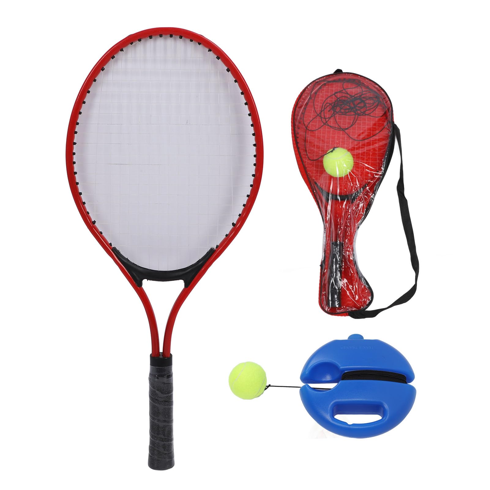 Allenatore Di Tennis Con Palla E Corda - Base Zavorrabile, Elastico 380 Cm, Per Allenamento Singolo - Foto 13