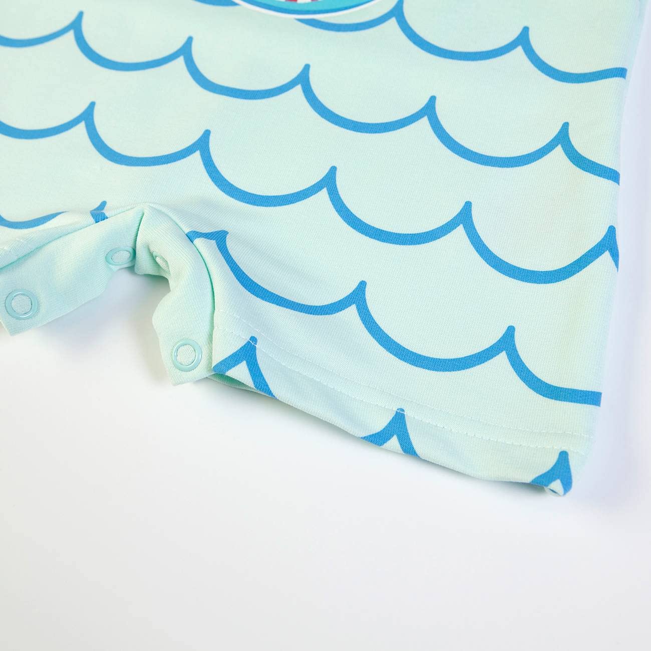 nene Baby-Strampler für den Sommer, aus Baumwolle, 1-18 Monate, grün und blau, Baby Shark, grün, 12 Monate