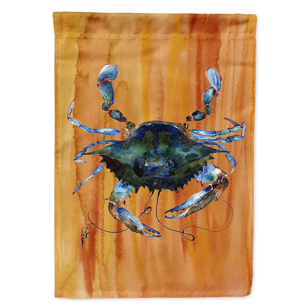 Drapeau de maison crabe grand format multicolore en toile de jardin