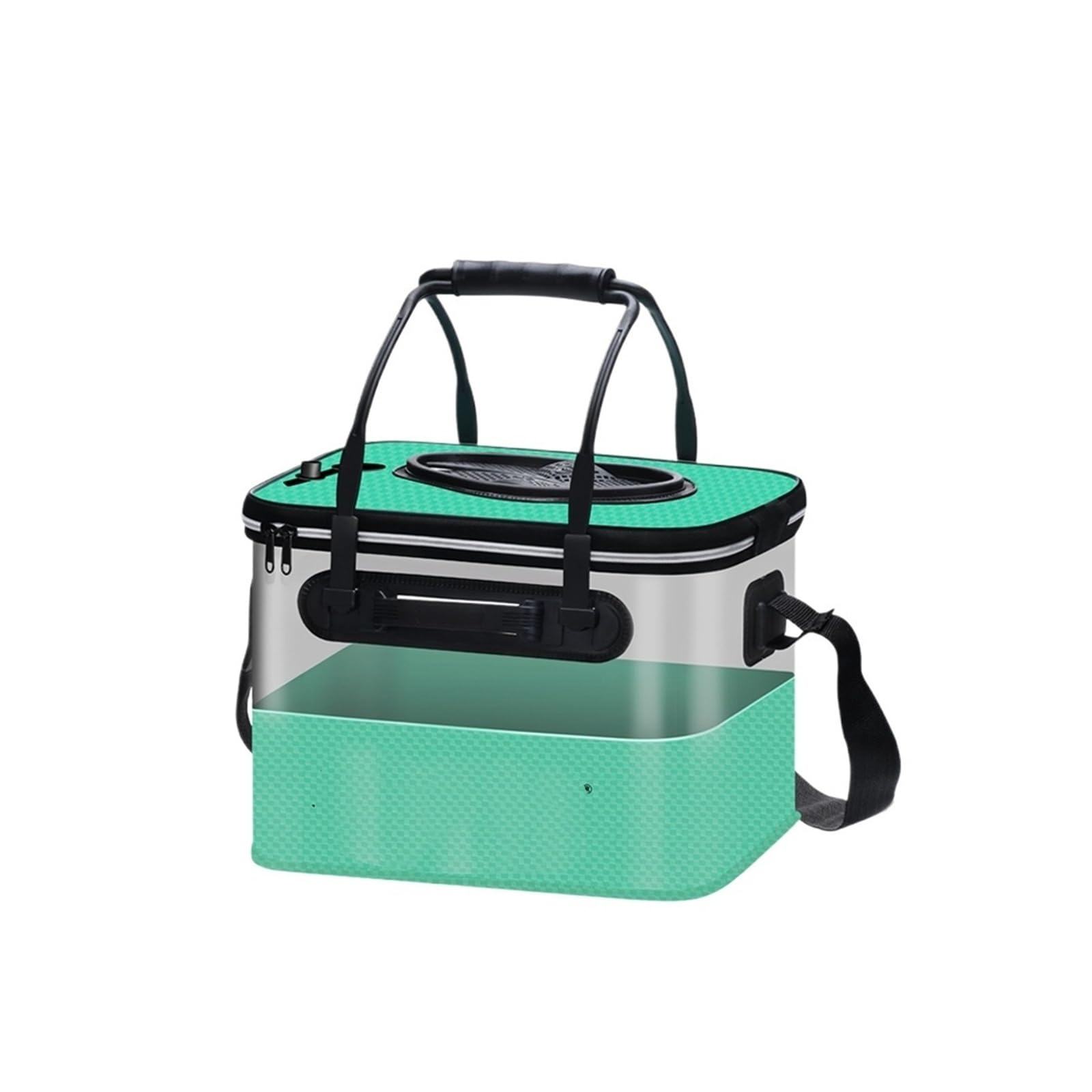 Folding Fishing Bucket Portable Live Fish Tank for Outdoor Angling(20L)