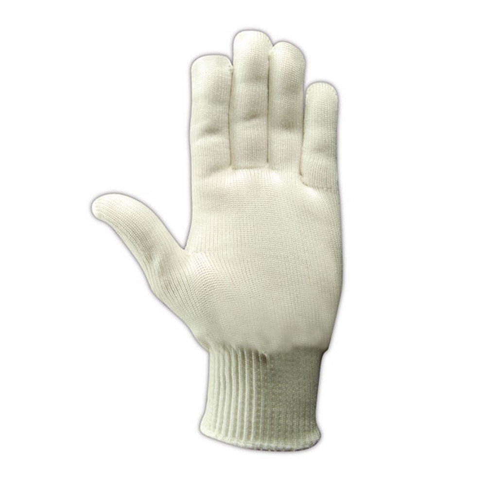 MAGID KnitMaster 13NY Nylon Glove, Knit Wrist Cuff, 9.5" Length, Large (One Dozen)