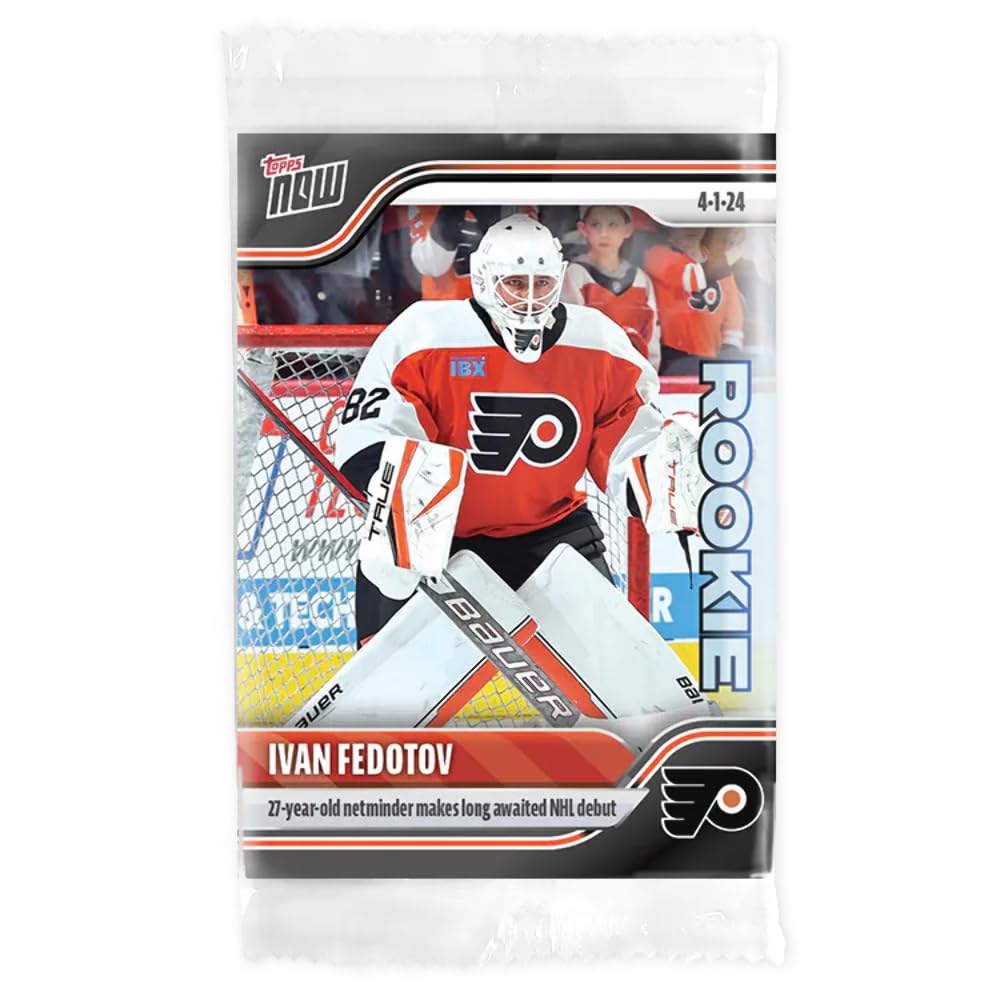 2024 Topps Now Ivan Fedotov #162 Stickers Rookie RC Hockey Card