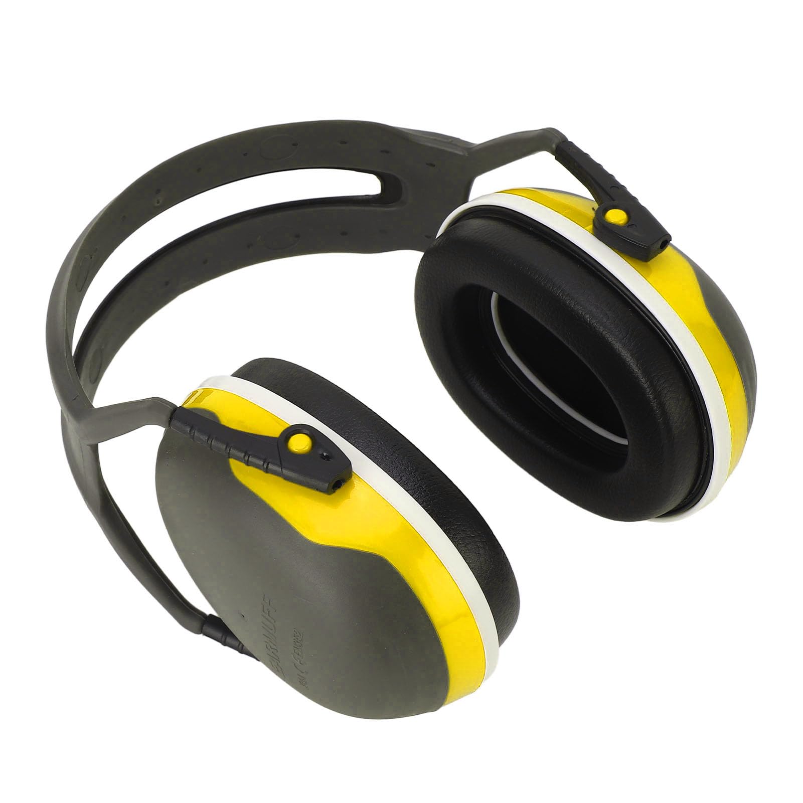 Hearing Earmuff, Foldable Noise Cancelling Earmuff for Sleeping Working Noise Reduction Safety Ear Muff, Safety Earmuffs (Yellow)