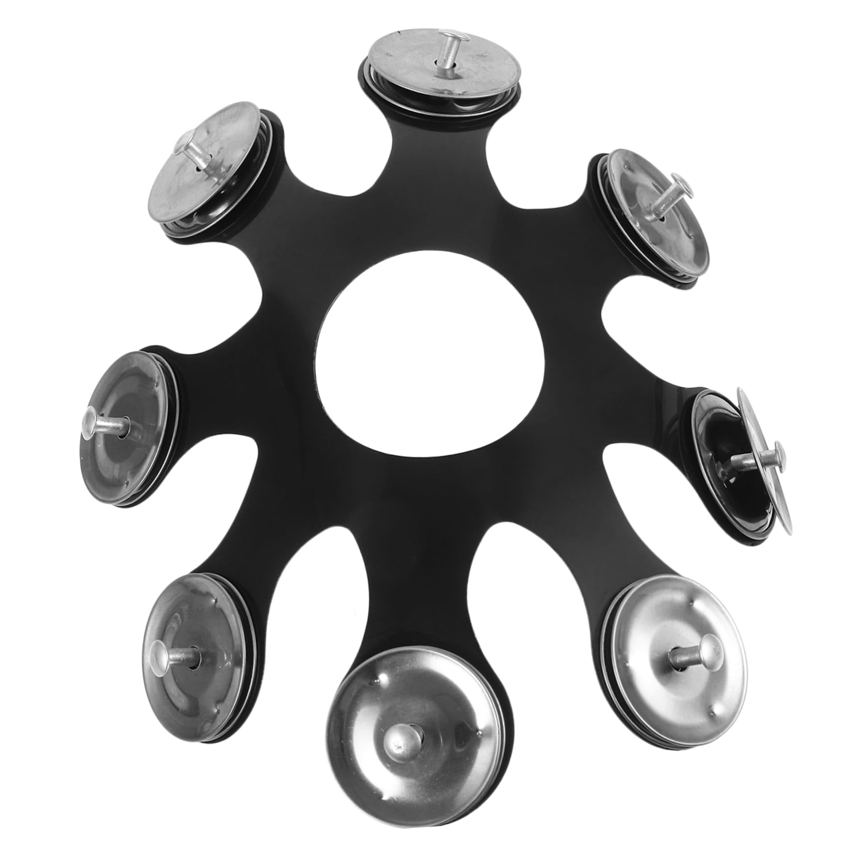 ibasenice 4piezas Cymbal Tambourine Hihat Accesorio De Percusión Placas De Campana Para Batería Para Músicos y Conciertos