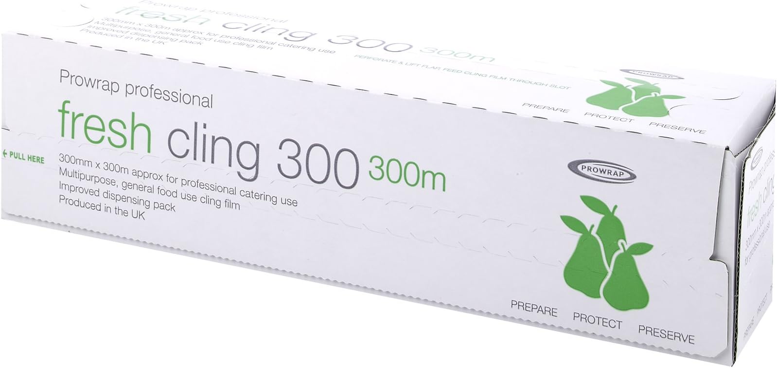 6 x Cling Film in Cutter Box 12" rolls 300mm x 300m