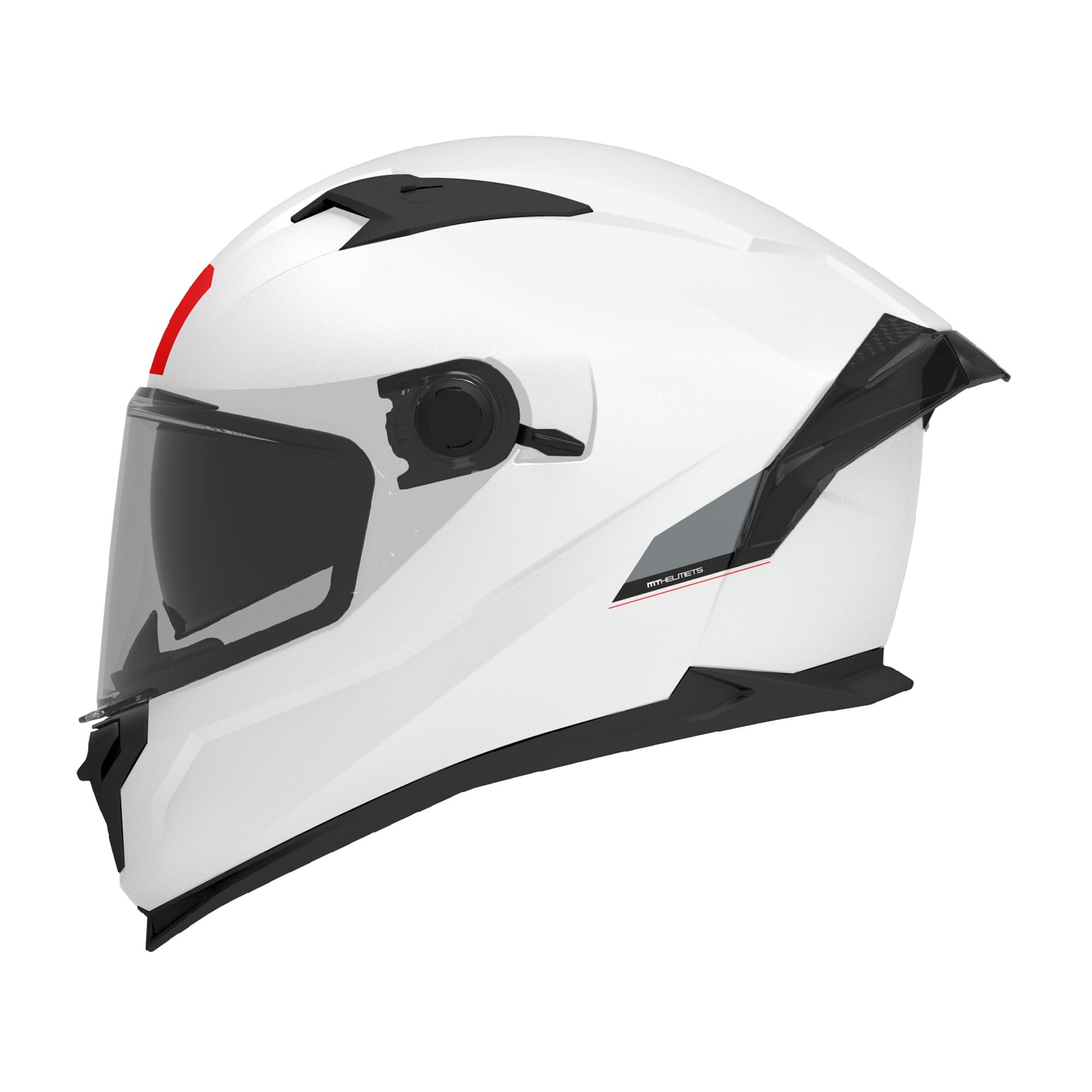 MT Helmets Braker SV, Casco Moto Integral Deportivo, Visor Solar Retráctil, Pantalla de Extracción Rápida Patentada, Spoiler Aerodinámico y Preparado Intercomunicador UCS, Homologado ECE 22.06 & DOT