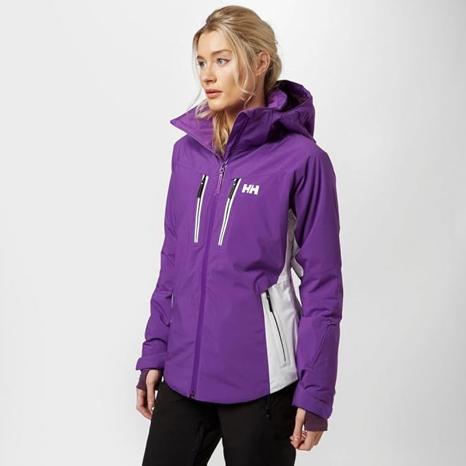 helly hansen purple ski jacket