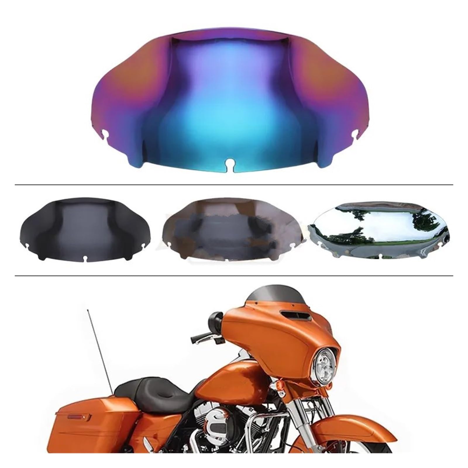 オートバイ 風よけ ツーリング用ストリート用エレクトラ用グライド 2014-2022 5''6.8'' 【並行輸入品】 バイク 風防スクリーン  フェアリング 風防 ディフレクター 風よけ ウインドシールド ハーレー ツーリング 98-13 ロードグライド FLTR FLT : ラマイストア -  通販 ... オートバイ 風よけ ツーリング用ストリート用エレクトラ用グライド 2014-2022 5''6.8''