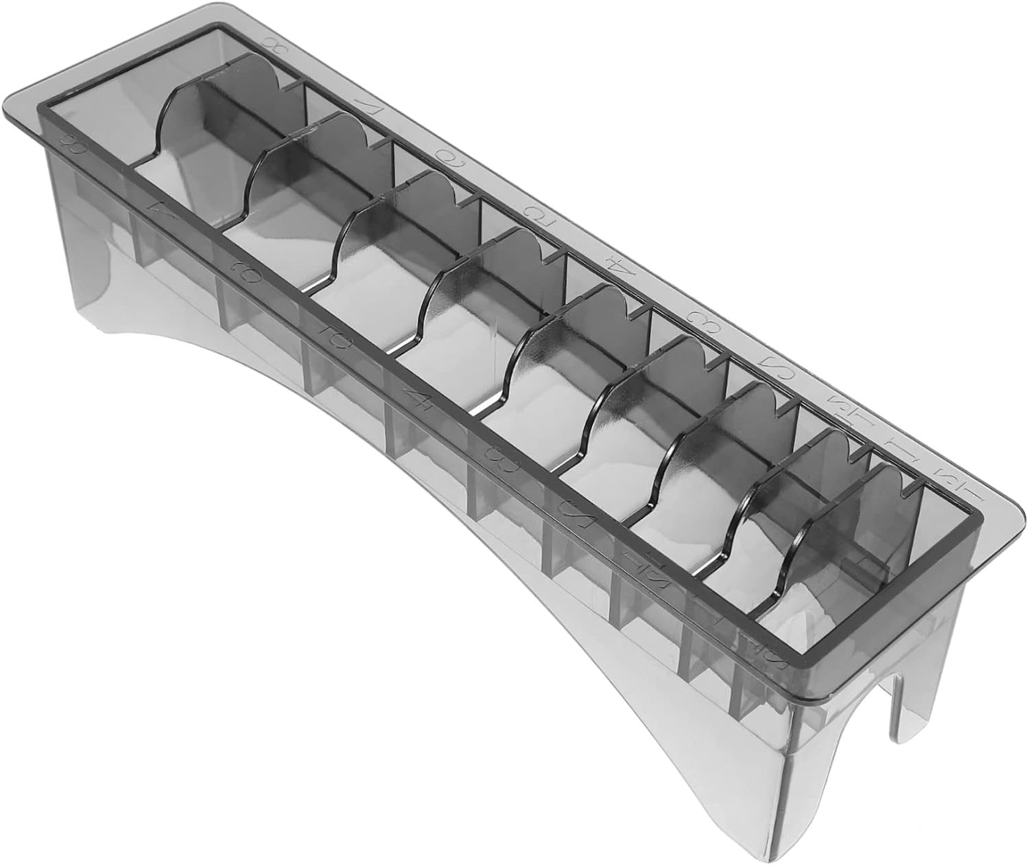 OUNONA Clipper Guard Holder for Barbershop Plastic Guide Comb Storage Box Base Hair Styling Tool Accessories for Professional Barbers and Stylists