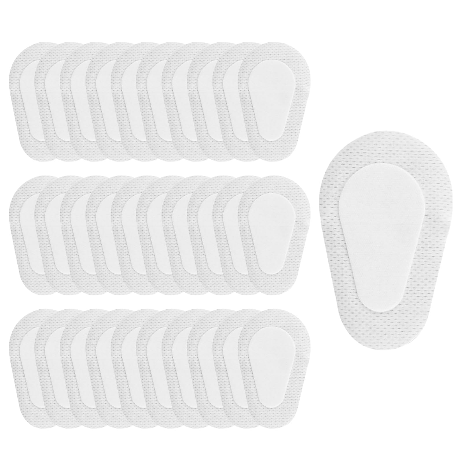 30 Pièces Pansements Oculaires Eye Patchs Non Tissés, Pansements oculaires lavant pour yeux sensibles, oculaires jetables Idéal pour amblyopie, œil paresseux Care