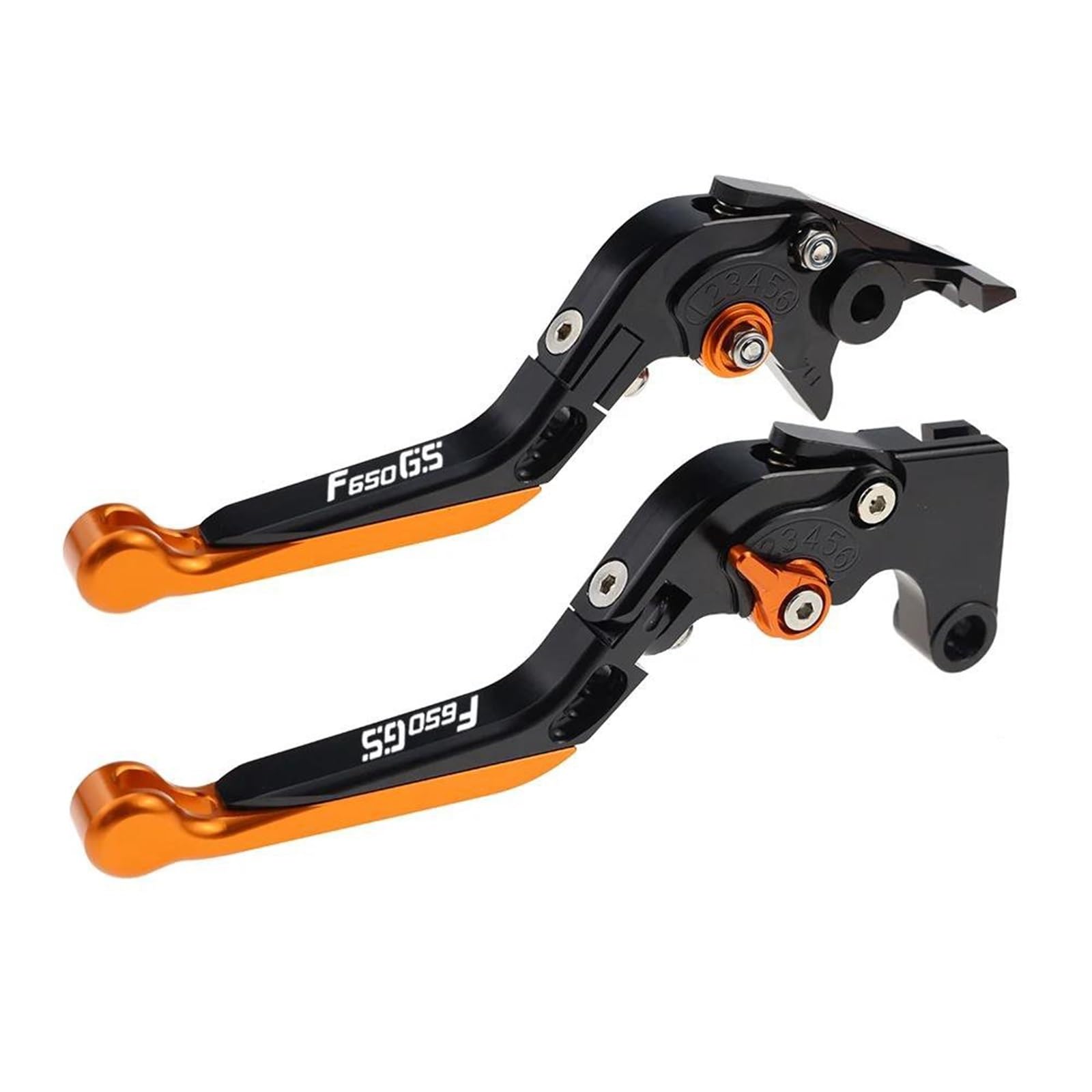 Frizione Leve Frizione Pivotanti, Manopole Di Controllo, Ricambi Per Moto, Leva Freno Regolabile Per BMW F650GS 2008-2012(Black 5)
