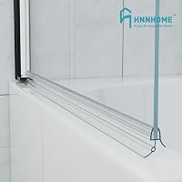 HNNHOME Gumi Zuhanyfülke Tömítőszalag 4-6mm Üvegajtóhoz 16-22mm Réshez - Oblong 10