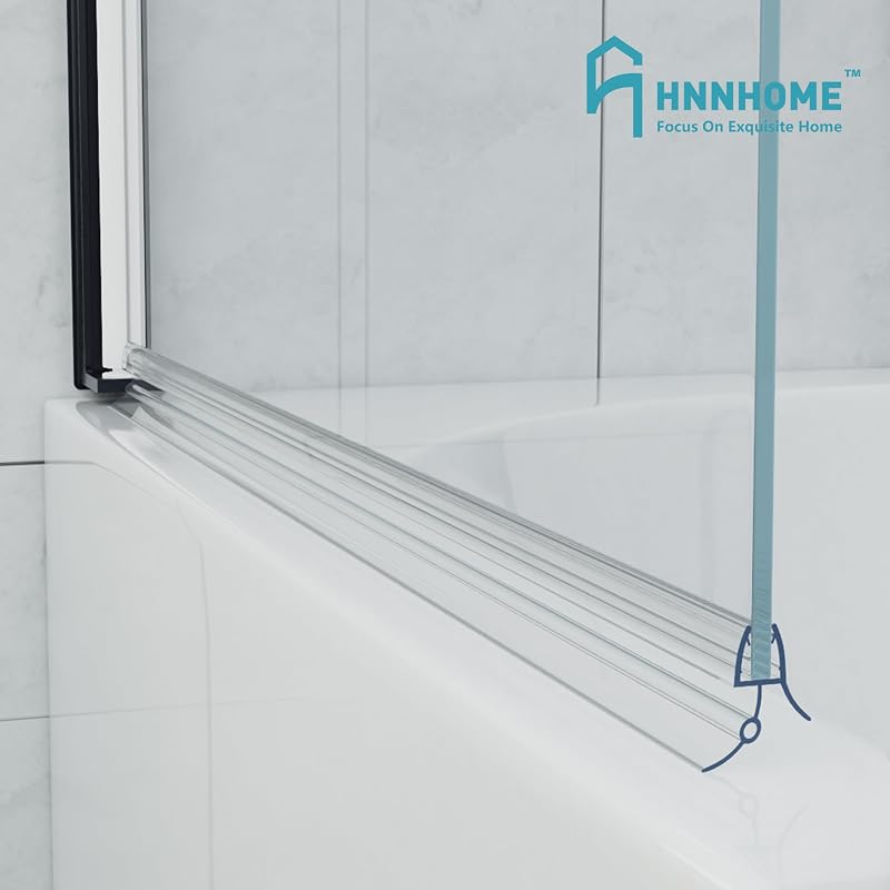 HNNHOME Gumi Zuhanyfülke Tömítőszalag 4-6mm Üvegajtóhoz 16-22mm Réshez - Oblong