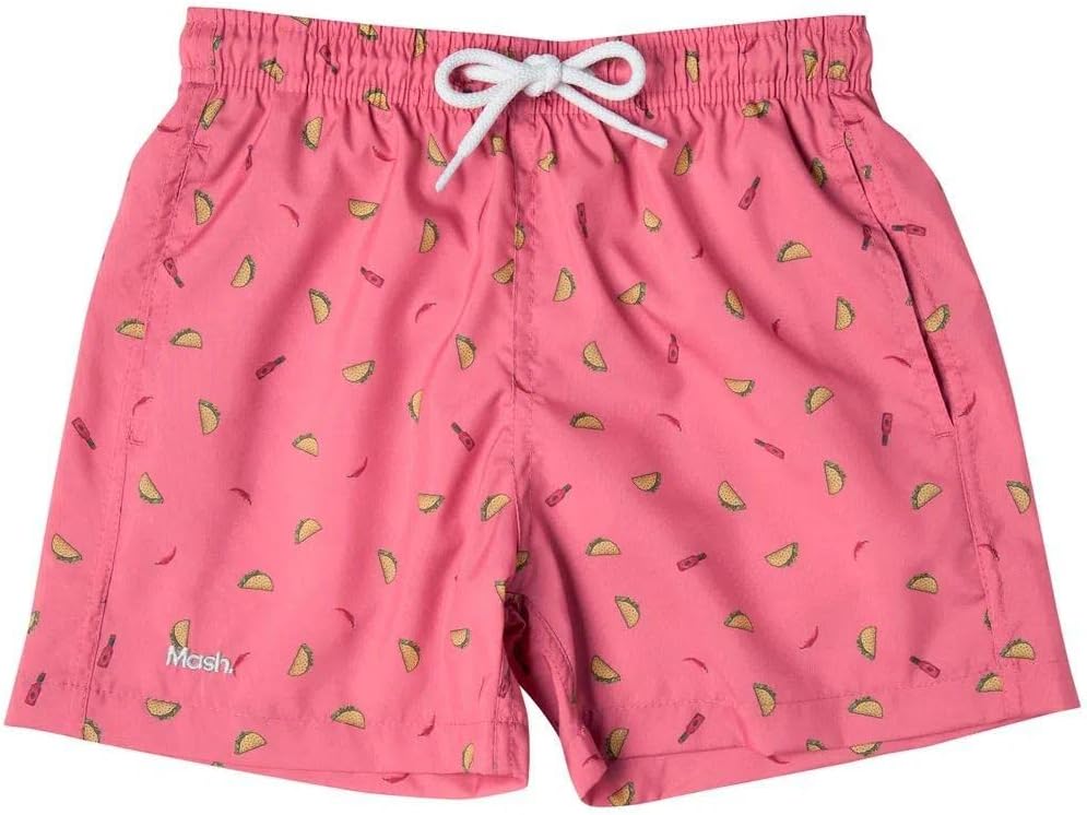 Shorts Estampado Poliéster Infantil, Mash, Meninos
