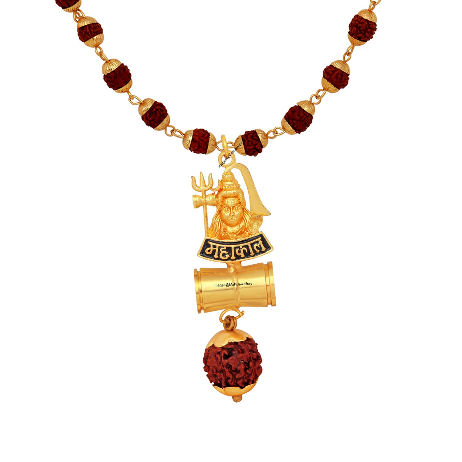Lord Shiv/Mahakal Trishul and Damru Religious God Pendant for Men and Women (PAPS1101705PR)