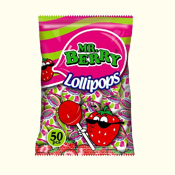 Candy | Sweets from Kenya, Uganda, Tanzania & Rwanda | Big G | Tropical Mint | Toffee | Patco | Lollipops | Ballgum | Eclairs (Mr Berry's Mega Mix Lollipop)