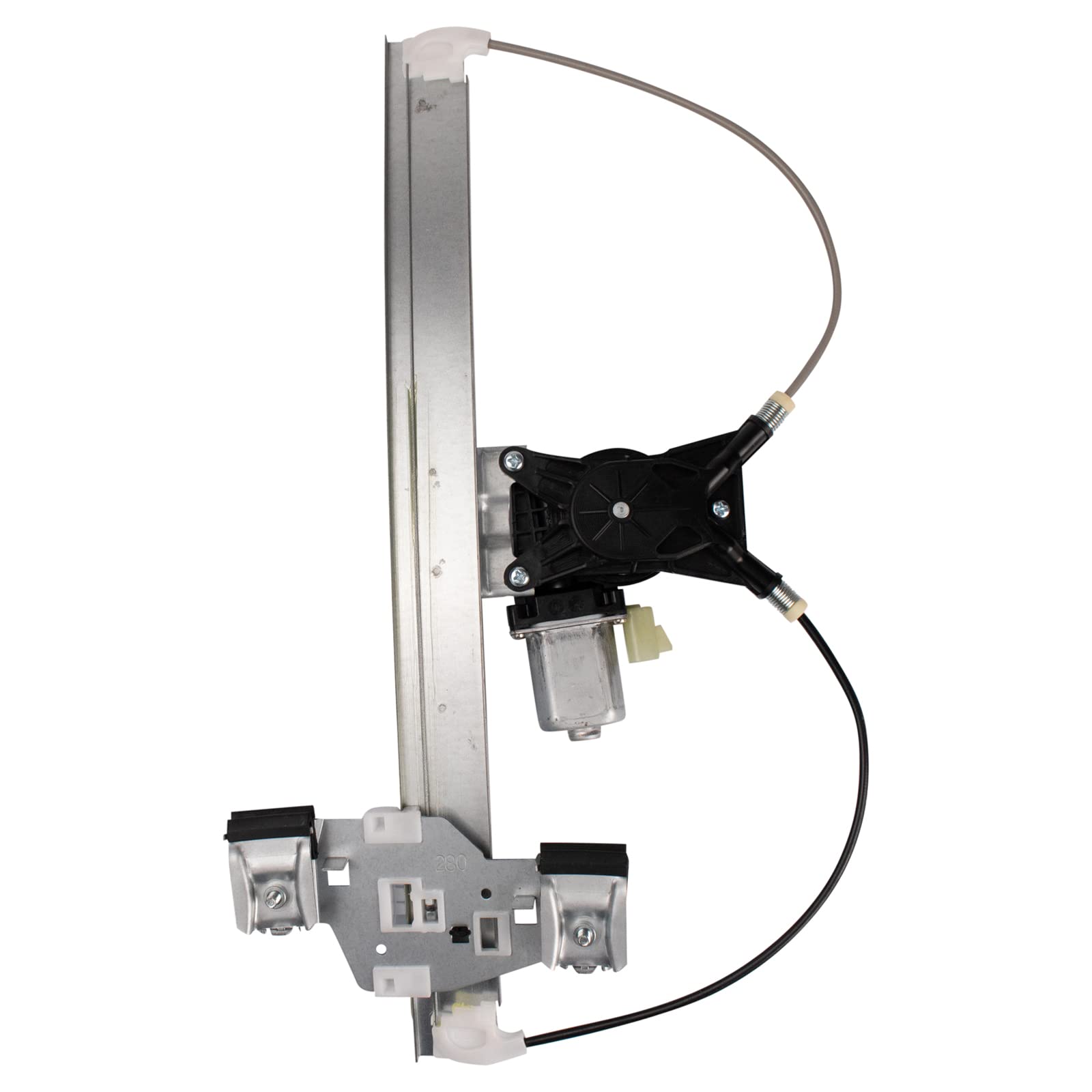 TRQ Rear Right Power Window Regulator &amp; Motor Assembly Passenger Side Compatible with 2004-2008 Pontiac Grand Prix