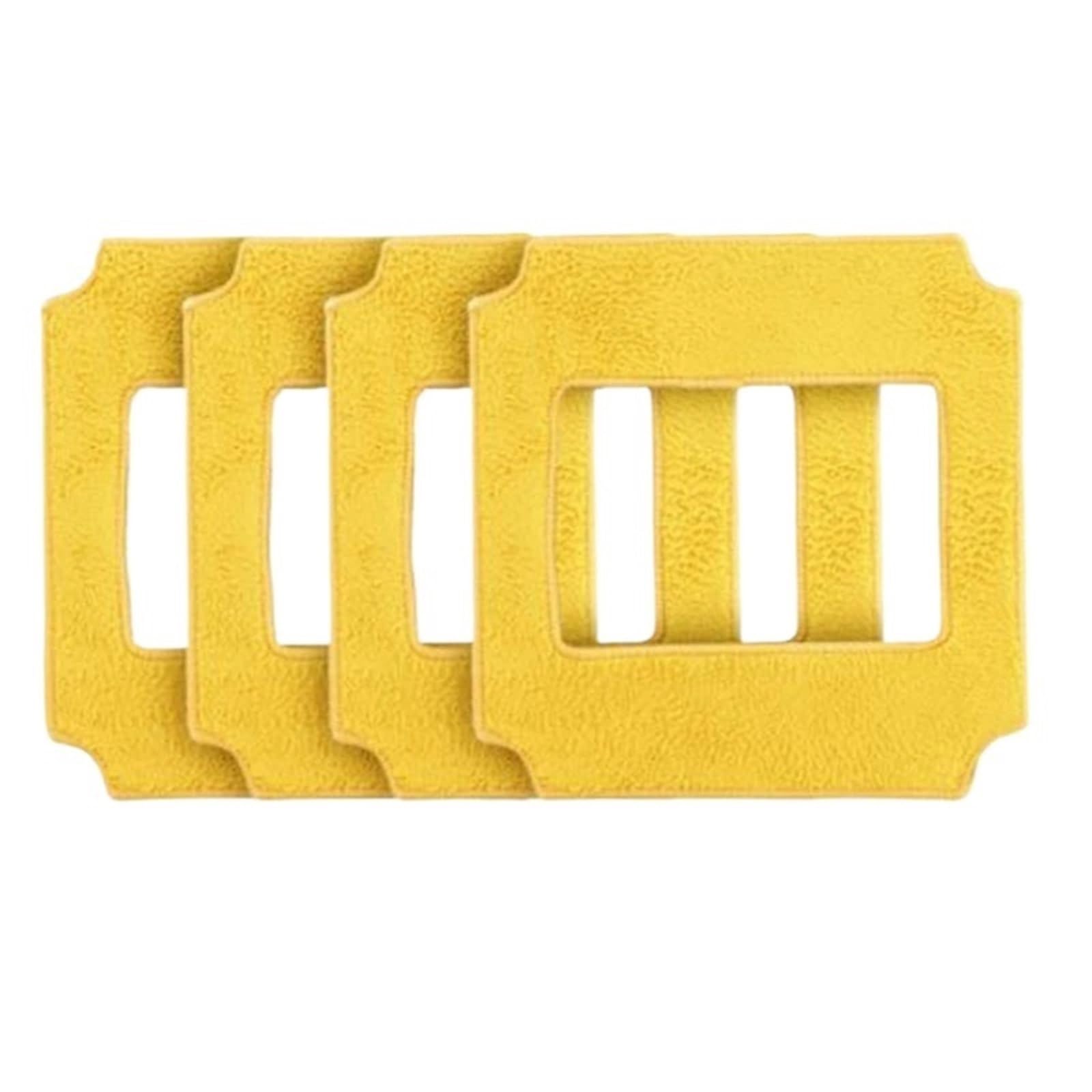 4-teiliges Set Mit Wischmopp-Tüchern For Fensterputzroboter, Kompatibel Mit Den Maschinen QHC004/RL880/RL1188/2988/3325/3368(8pcs yellow)