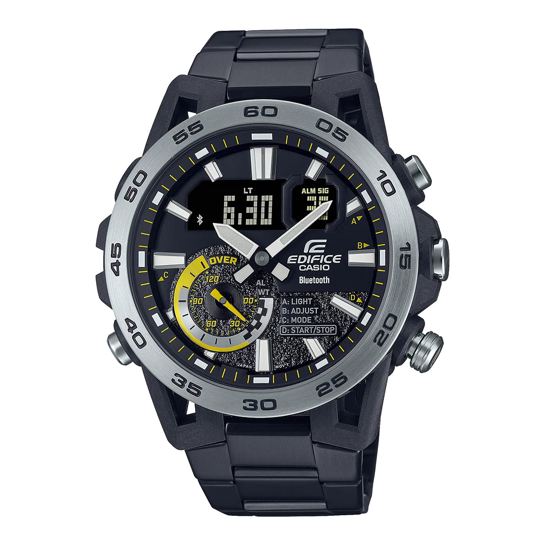 Casio Edifice ECB-40DC-1ADF Black Analog-Digital Dial Black Stainless Steel Band Mens Watch Smartphone Link World Time ED576 (B0C28N6NM5) Amazon Price History, Amazon Price Tracker