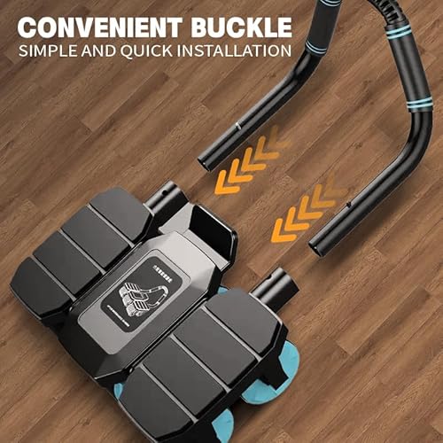 Ab Roller Wheel - 6-Wheel Core Trainer with Auto Rebound & Elbow Support, Heavy-Duty Metal Axle for Stability, Built-in Phone Holder, Home Gym Equipment for Abs/Back/Shoulder Workout - Image 5
