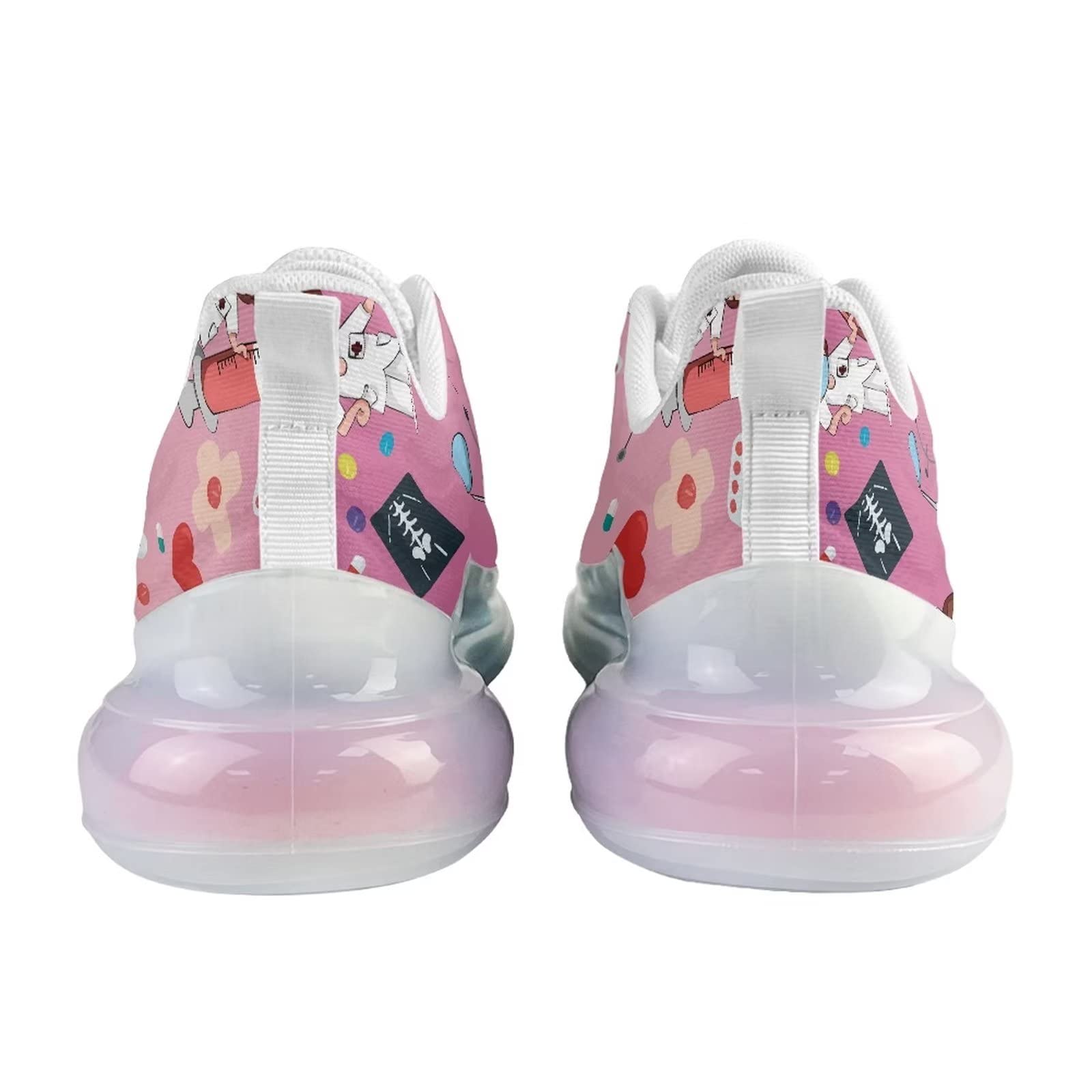 Buty sportowe damskie sportowe sportowe wsuwane trampki damskie buty treningowe oddychające lekkie buty do biegania, pielęgniarka 7, 42 EU