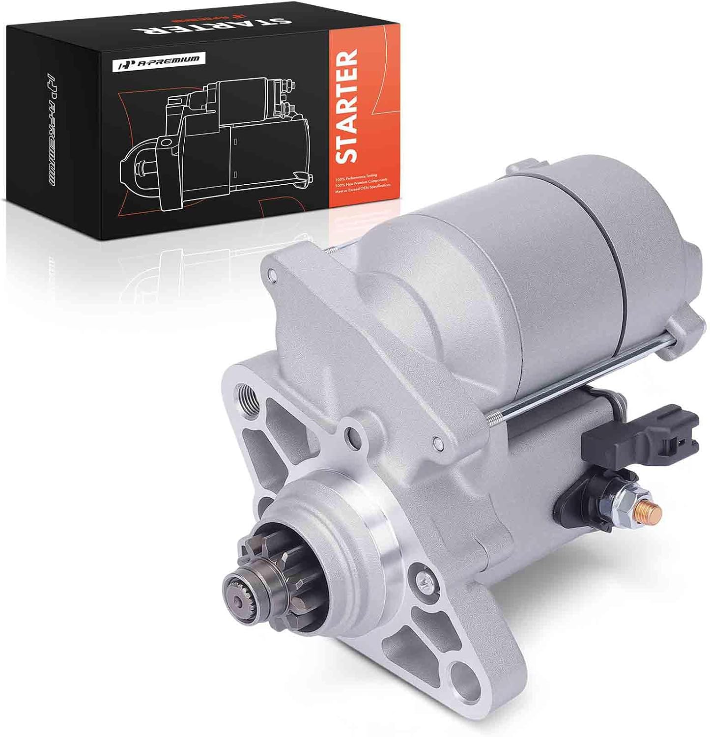A-Premium Starter Motor Compatible with Toyota Land Cruiser 1993-1997 4.5L & Lexus LX450 1996-1997 4.5L, 12V 1.4KW, 10-Teeth Clockwise, Replace# 2810066040, 281006604084
