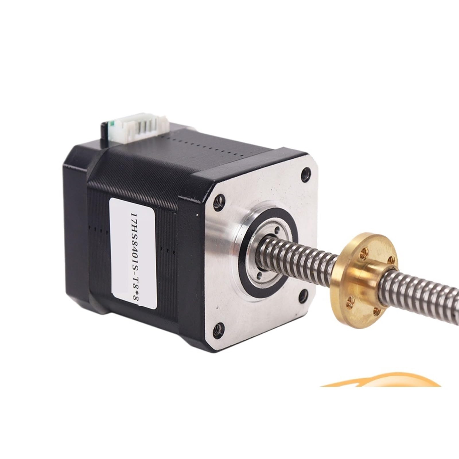 Schrittmotor 17HS8401S-T8 Blei Nema17 Schraubenmotor 2/4/8 mm 310 mm 3D-Druckmotor Mühlenschnitt-Graviermaschine(17HS8401S-T8x8-400mm)