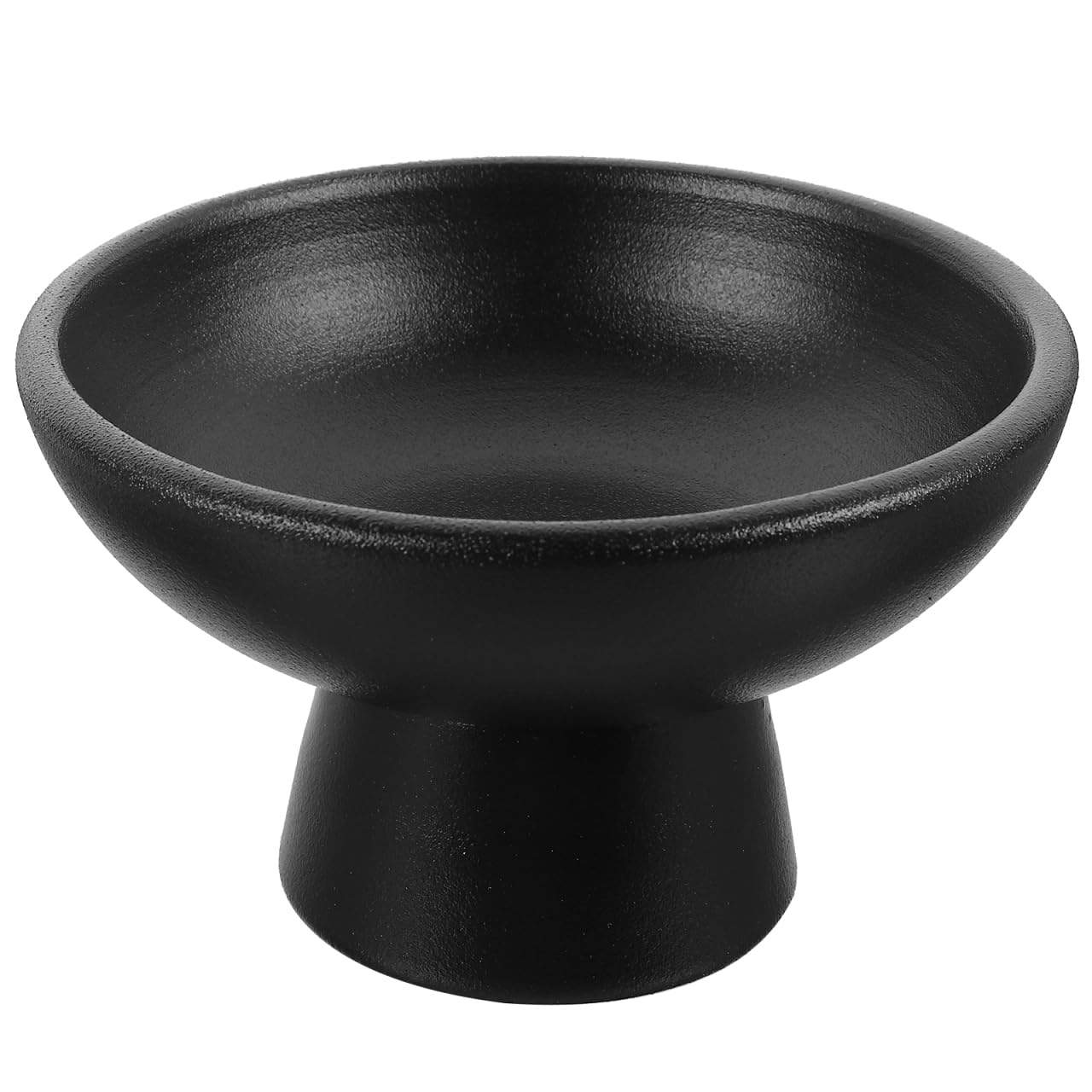 RORPOIR Ceramic Fruit Bowl 5.12 Inch Footed Fruit Serving Tray Food-Grade Snack Holder for Dining Table Centerpiece Dessert Display