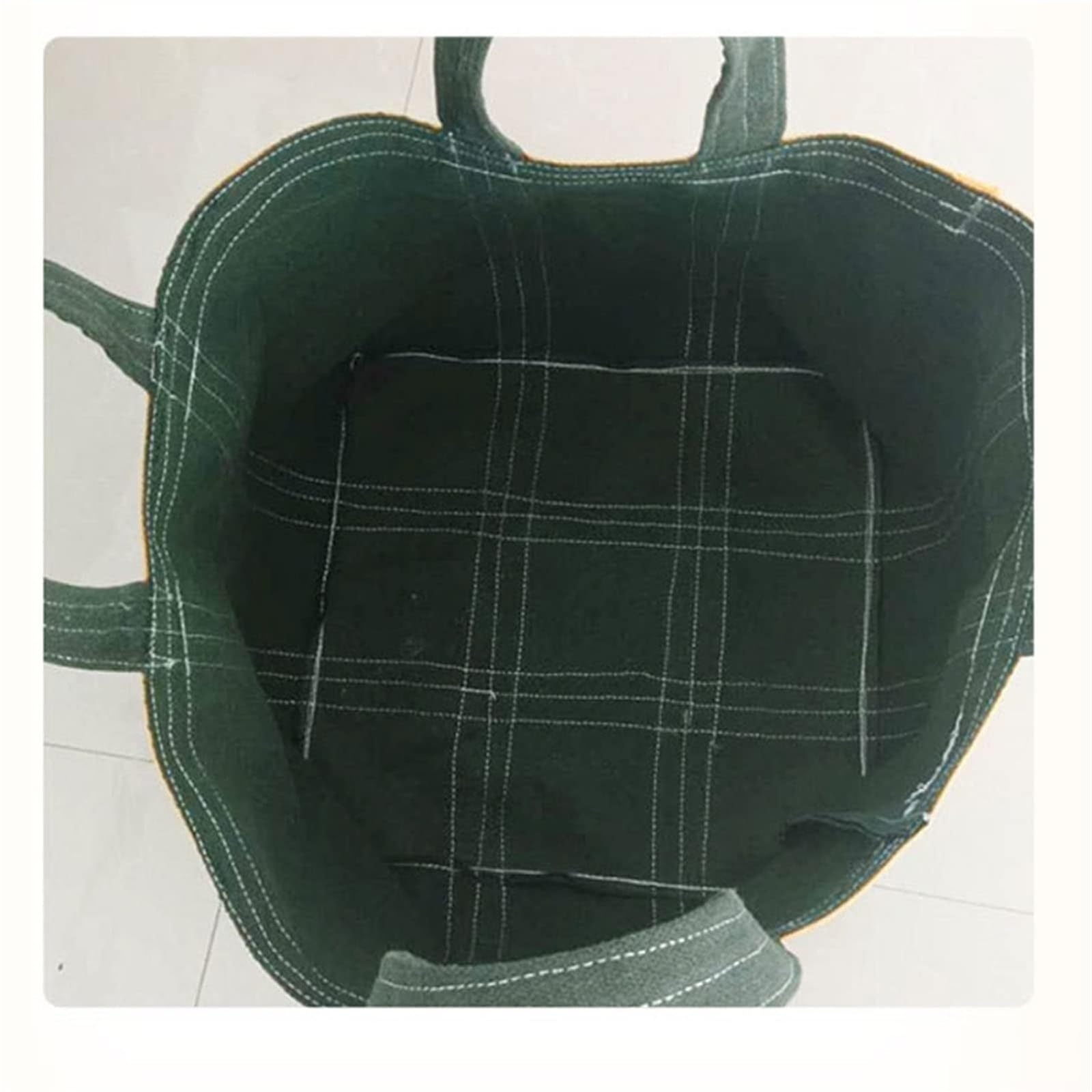 Sacco di sollevamento in nylon, sacco di sollevamento, sacco di vela intrecciato, antistrappo, resistente all'usura,for alimenti, cereali, terra e sabbia(60 X 60X70CM/Load 800KG)