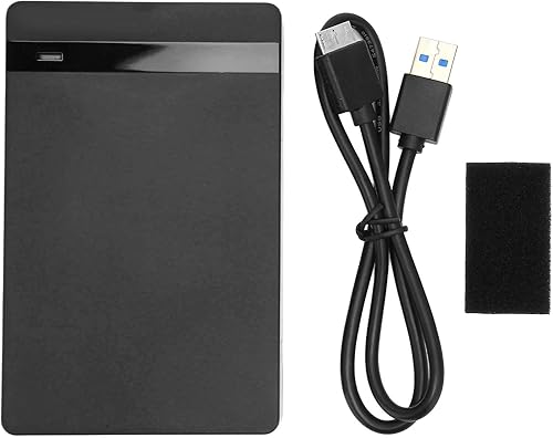 Miniatura 7 de Tgoon Caja de disco duro externo, USB 3.0 Base de datos de almacenamiento móvil Plug and Play antivibración deslizante fácil de instalar Caja de