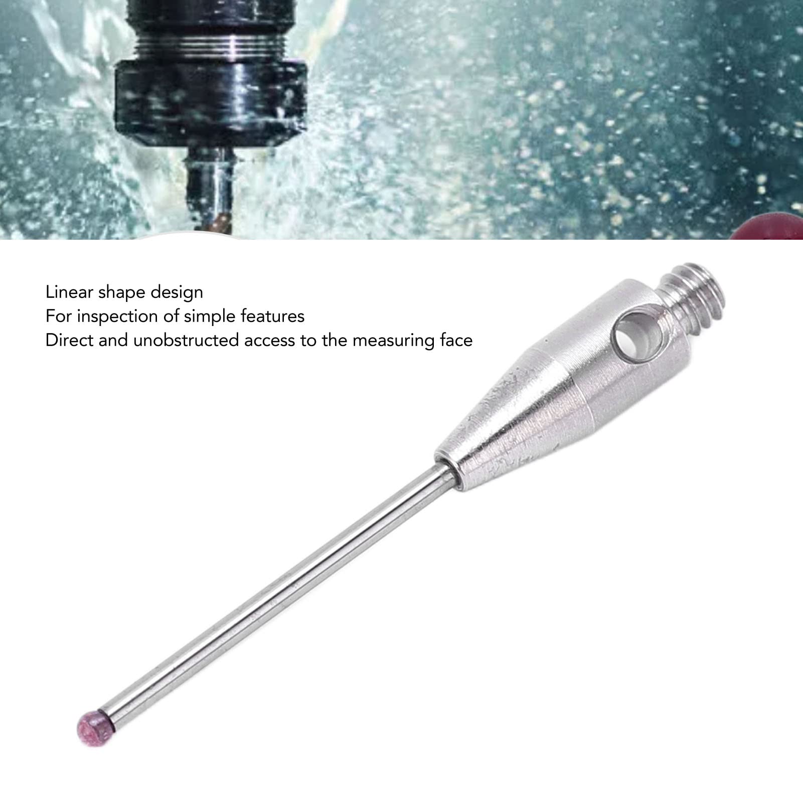 Pointes en rubis filetage M2 pour stylet tactile CMM sondes test précision modèle 8663