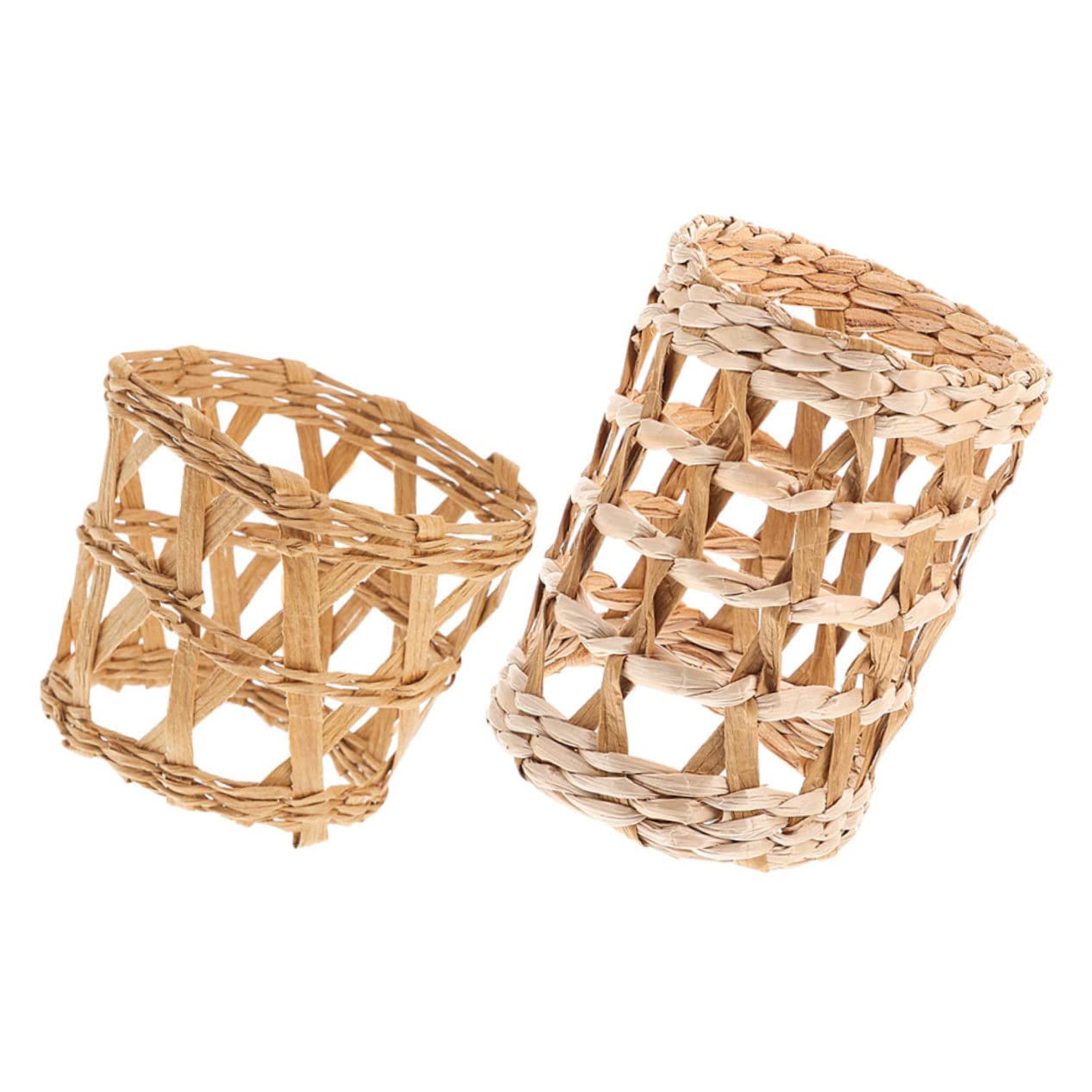 YARNOW 10piezas Funda De Vaso De Natural Creativos para Copas Aislante Térmico y Antideslizante Decoración Artesanal para Hogar y Oficina
