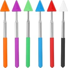 PATIKIL Telescopic Teacher Pointer Pack of 6 Arrow Teacher Pointing Stick for Classroom Pointer Extendable Handheld Teacher Pointer for Presenters Whiteboard 27 Inches 6 Colours