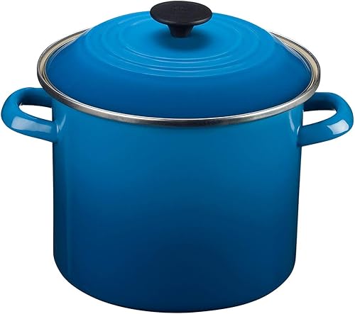 Miniatura 2 de Le Creuset Paquete de utensilios de cocina para horno y estufa de 5 piezas con horno holandés redondo de 4-12 cuartos de galón, olla cubierta Le