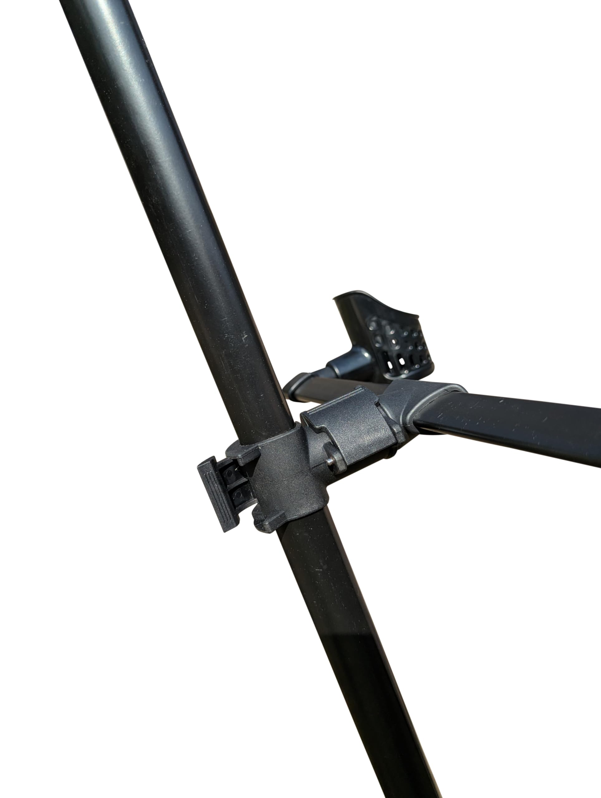 Angel Tripod, Rutenhalter Stativ für 2 Ruten, Verstellbares Rod Pod mit stabilen Beinen, Kompakter Rutenständer für Karpfenangeln, Forellen & Raubfisch