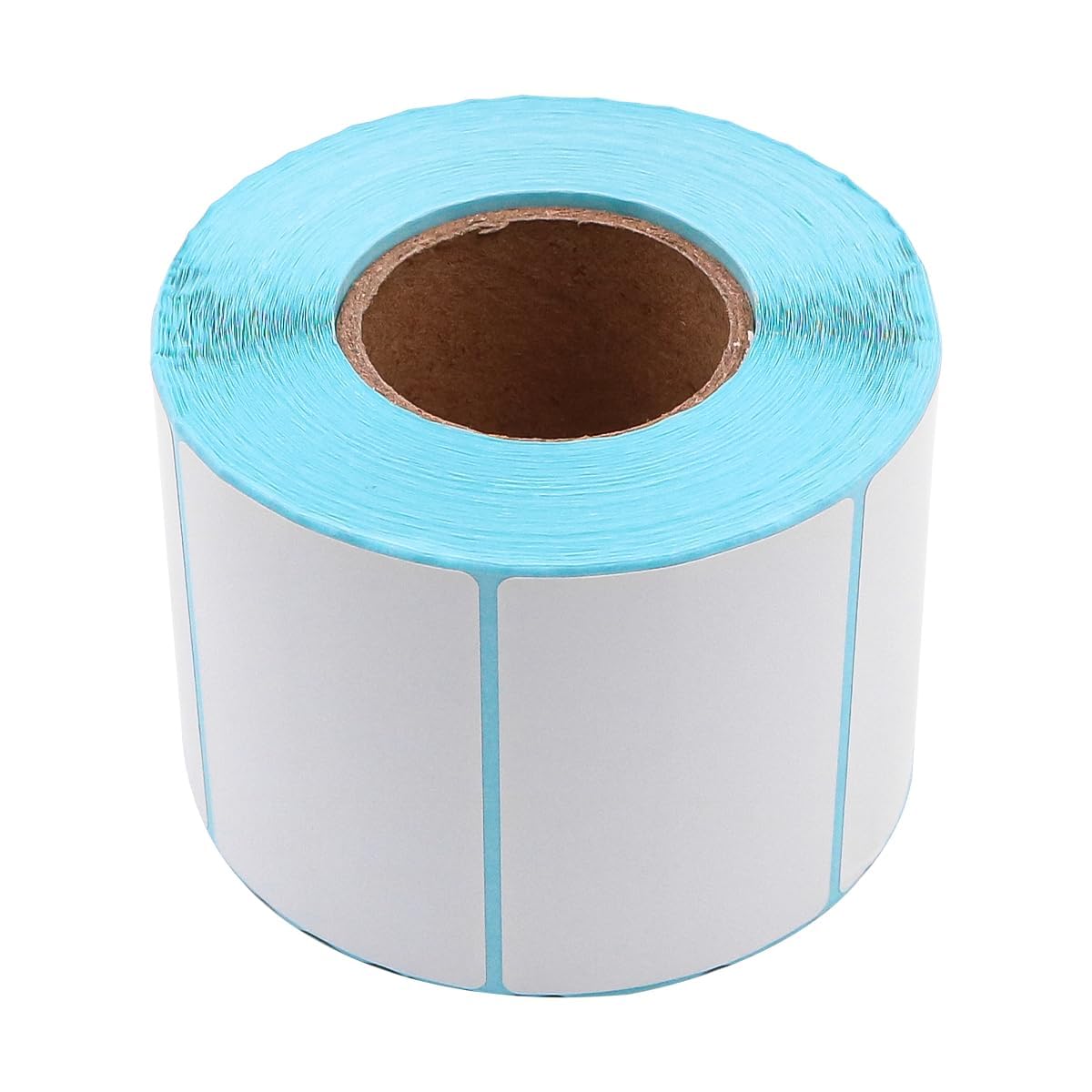 Set di 5 etichette adesive in carta termica, 60 x 40 mm, per un totale di 4000 etichette vuote per spedizioni, antigraffio, impermeabili, resistenti all'olio, per stampanti termiche